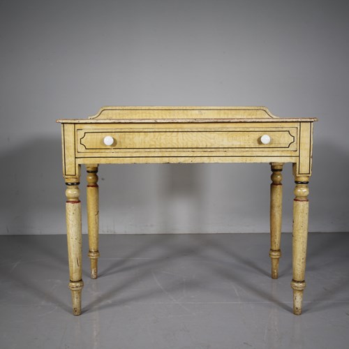 Lovely Original Painted Pine English Antique Side Table 