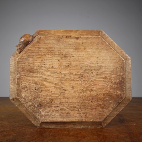 1950’S Mouseman Oak Cheese Or Bread Board 