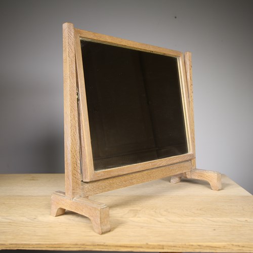 Heals 1920’S Oak Toilet Mirror – Labelled 