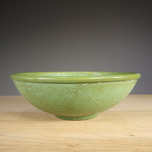 Beautiful Large Antique Brannam Ware Slip Glaze Bowl 