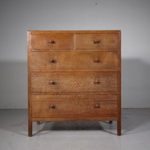 Large Heals Edwardian Antique Chest Of Drawers 