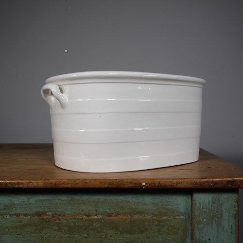 Wedgwood English Antique Banded Foot Bath 