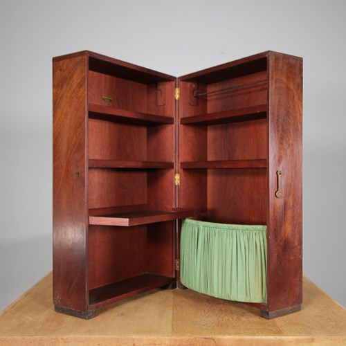 Arthur Simpson 1920’S Folding Walnut Cabinet