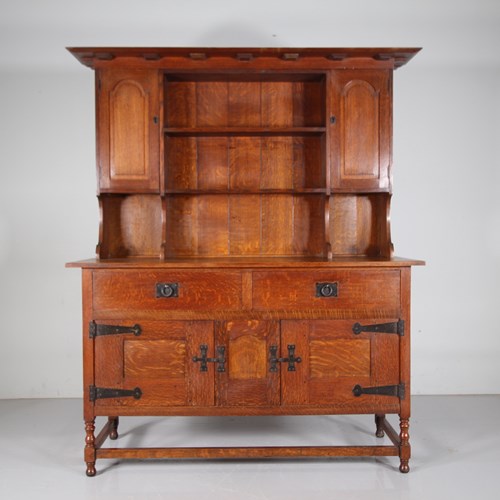 Early Heals Of London Antique Oak Dresser 