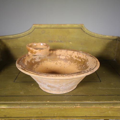 Rare 19Th Century Verwood Antique Wash Bowl & Soap Dish