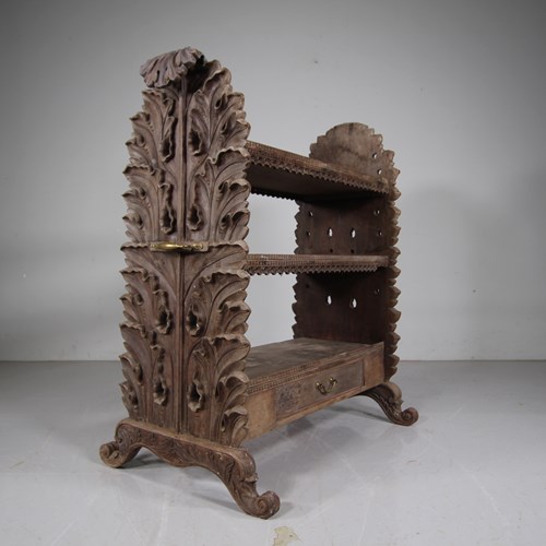 Wonderful Large Scale 19Th Century Antique Rosewood Bookcase