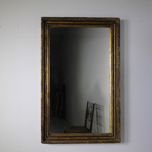 English 18Th Century Antique Carved & Gilt Wall Mirror