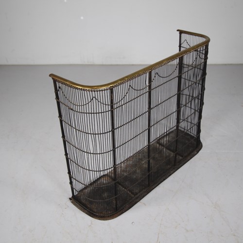 Regency Antique Wirework Fire Guard 