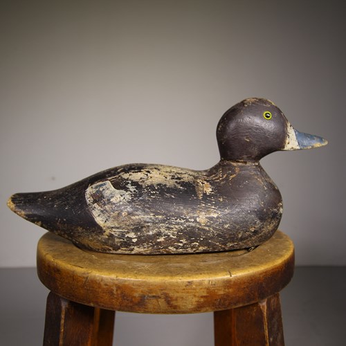 English 19Th Century Antique Decoy Duck – Original Paint