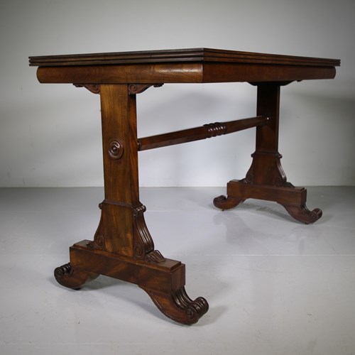 Regency English Antique Quality Mahogany Side Table 