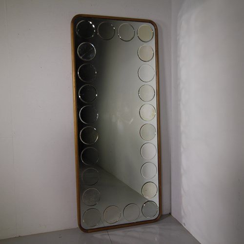 English Interesting 1920’S Large Wall Mirror 