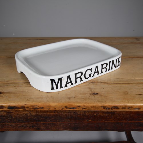 Large Antique Margarine Grocer’S Slab By Parnall & Sons