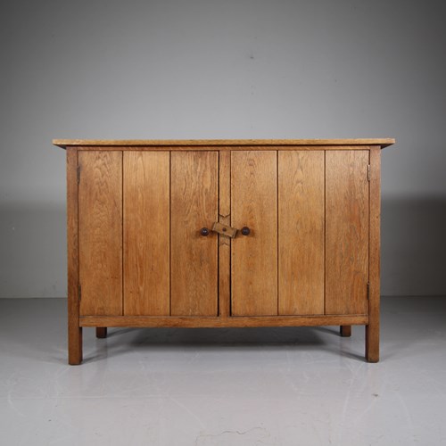 Early Heals Of London Antique Oak Dresser
