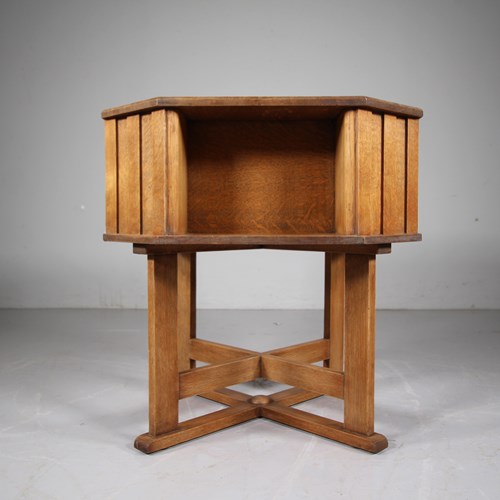 Heals 1920'S Oak Book Coffee Table 