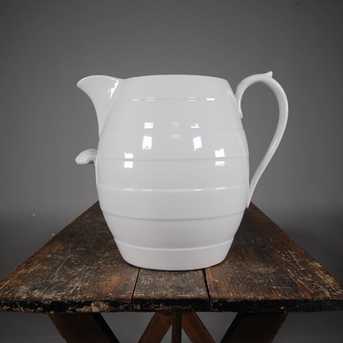 Huge English Edwardian Antique Dairy Jug – Perfect