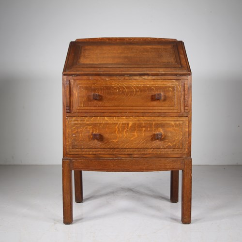 1930'S Bryn Mawr Welsh Oak Writing Bureau - Labelled
