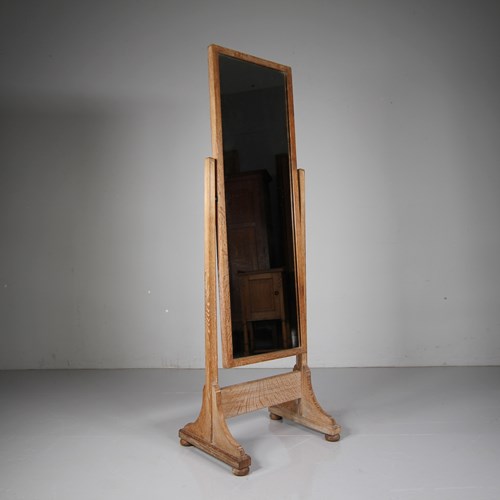 Heals Of London Edwardian Antique Cheval Dressing Mirror 