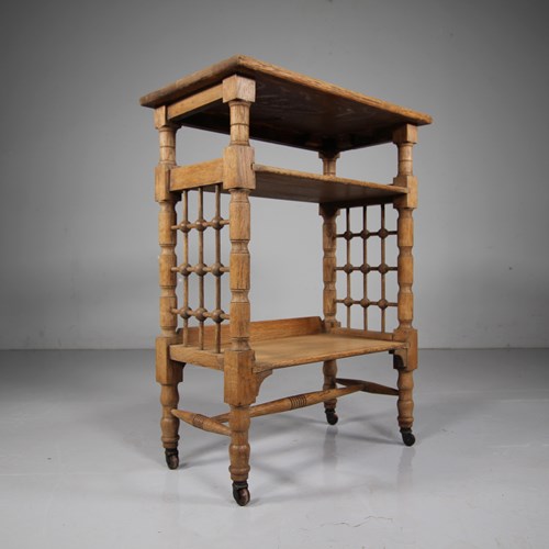 Liberty’S Antique Oak Side Table By Leonard Wyburd