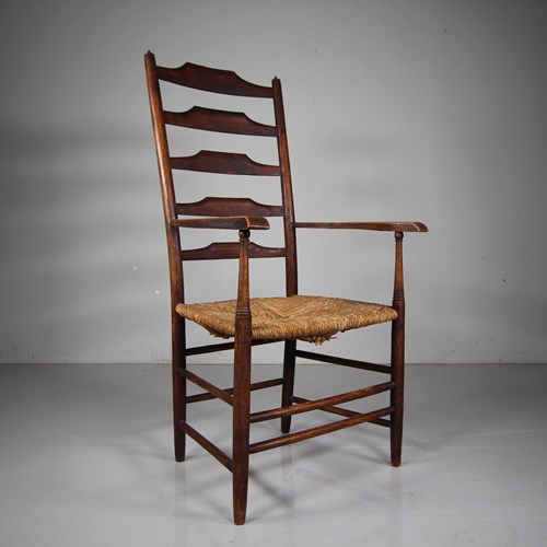 Philip Clissett Rare 19Th Century Antique Country Armchair 
