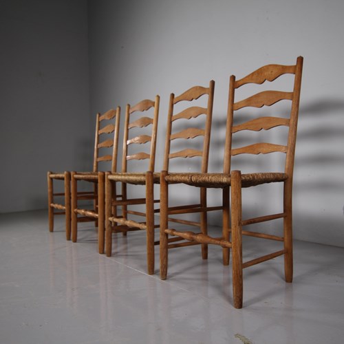 Set Of Four 1920'S Neville Neal Clissett Dining Chairs 