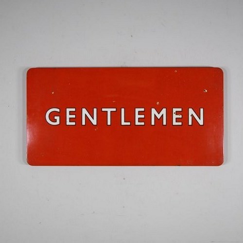 English North Eastern 1950'S Large Enamel Railway Sign 