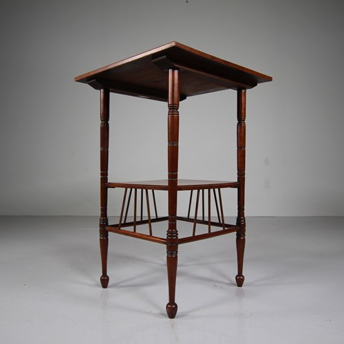 English 19Th Century Antique Godwin Side Table 