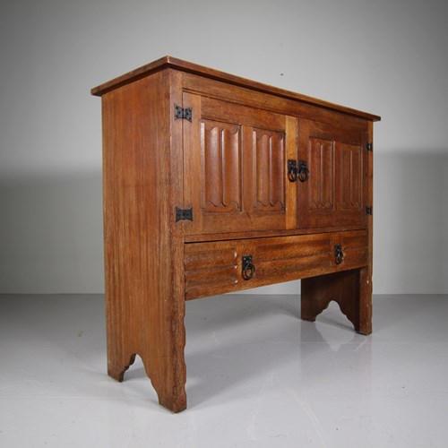 English 19Th Century Quality Antique Oak Dresser 