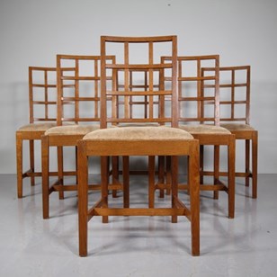 Set Of Six Edward Barnsley Design 1...