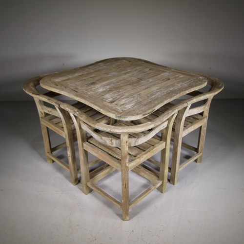 Rare Lister 1920’S Teak Garden Dining Set – Most Expensive Model