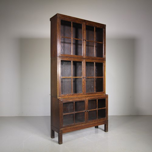 Heals Of London 1930’S Oak Stacking Bookcase 