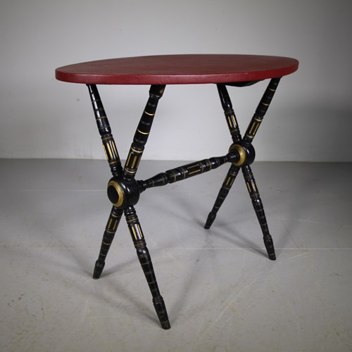 English 19Th Century Antique Aesthetic Side Table 