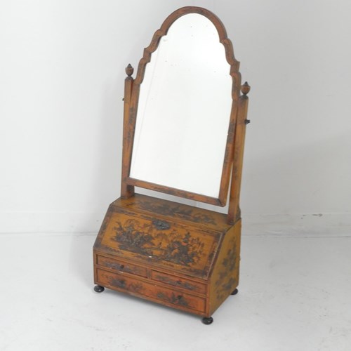 Lacquer Japanned Dressing Mirror