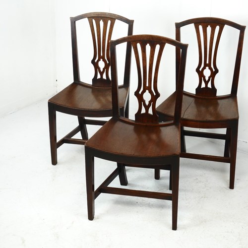 Three Chippendale Country Chairs