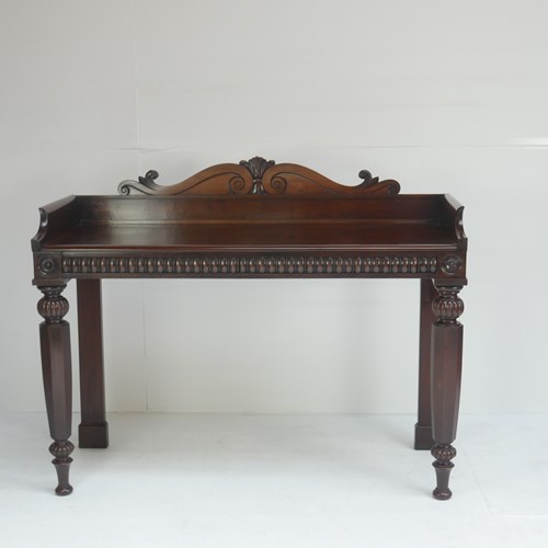 Regency Mahogany Serving Table.