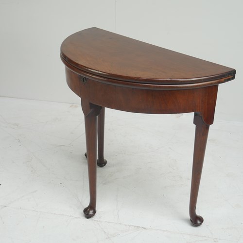 Georgian Card Table Mahogany