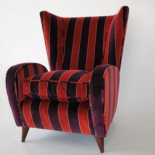 Paolo Buffa Armchair With Andrew Martin Velvet