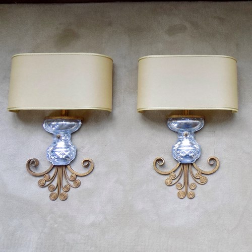 2 Pairs Of Maison Bagues Wall Lights