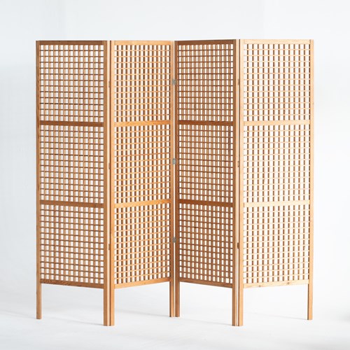 Scandinavian Pine Latticework Screen