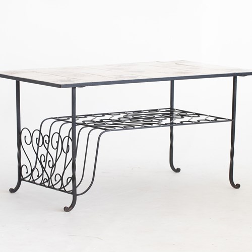 West German Heraldic Coffee Table