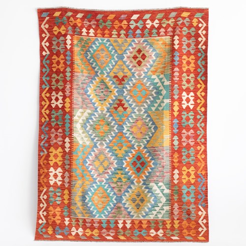 Geometric Afghan Kilim