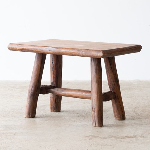 Brutalist Pitch Pine Coffee Table