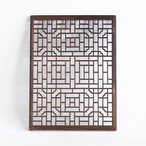 Chinese Geometric Latticework Panel