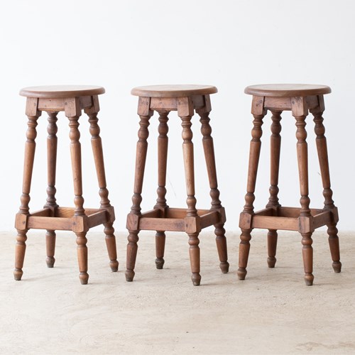 French Oak Bar Stools