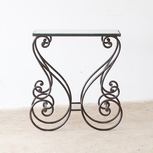 Wrought Iron Console Table