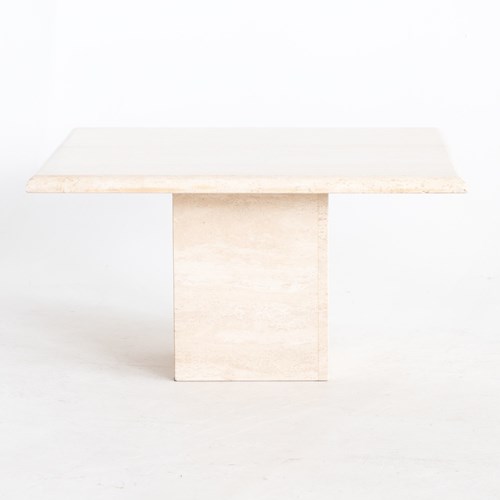 Italian Travertine Coffee Table