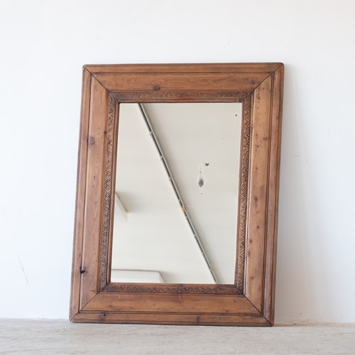 Savoie Region Carved Mirror