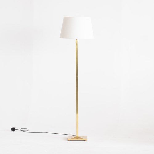 Gilt Brass Floor Lamp