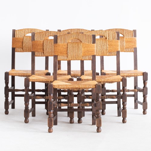 French Modernist Dining Chairs