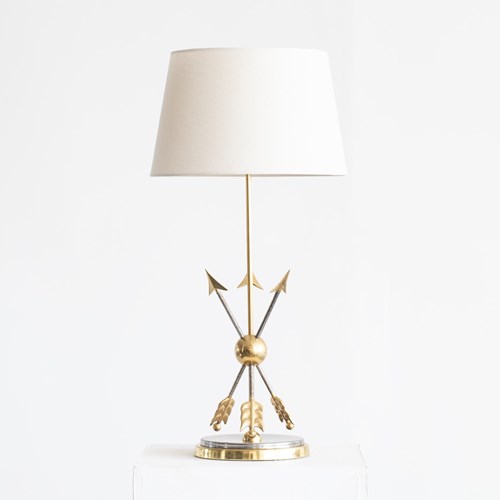 French Arrow Tipped Table Lamp