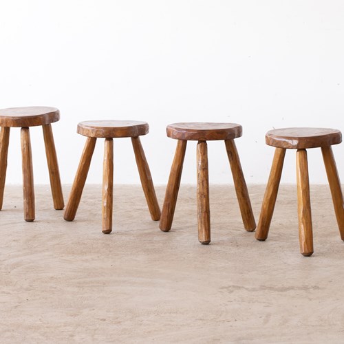 Primitive Elm Stools